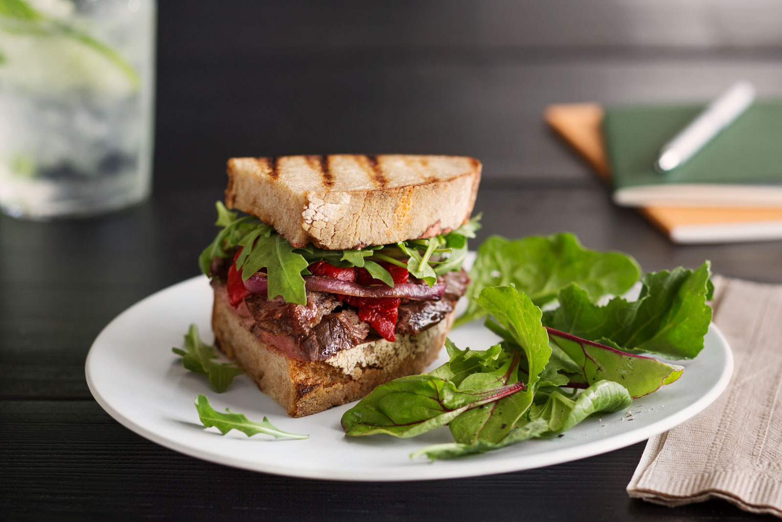 Steak Sandwich  | Trinette+Chris Photographers