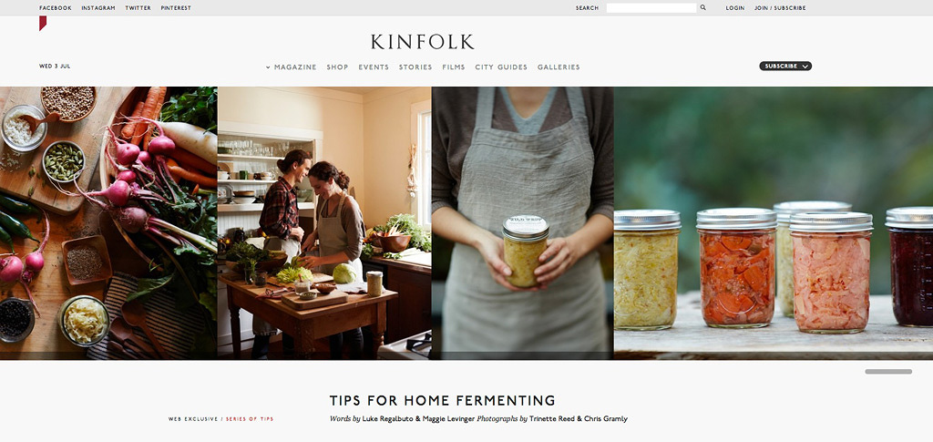 Kinfolk Magazine Fermentation  | Trinette+Chris Photographers