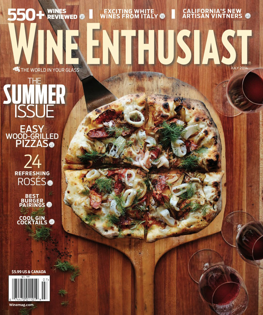 Wine Enthusiast Magazine Cover  | Trinette+Chris Photographers