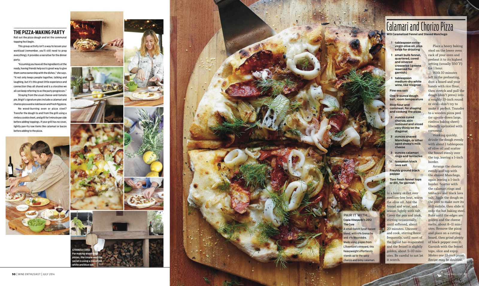 Wine Enthusiast Magazine Article  | Trinette+Chris Photographers