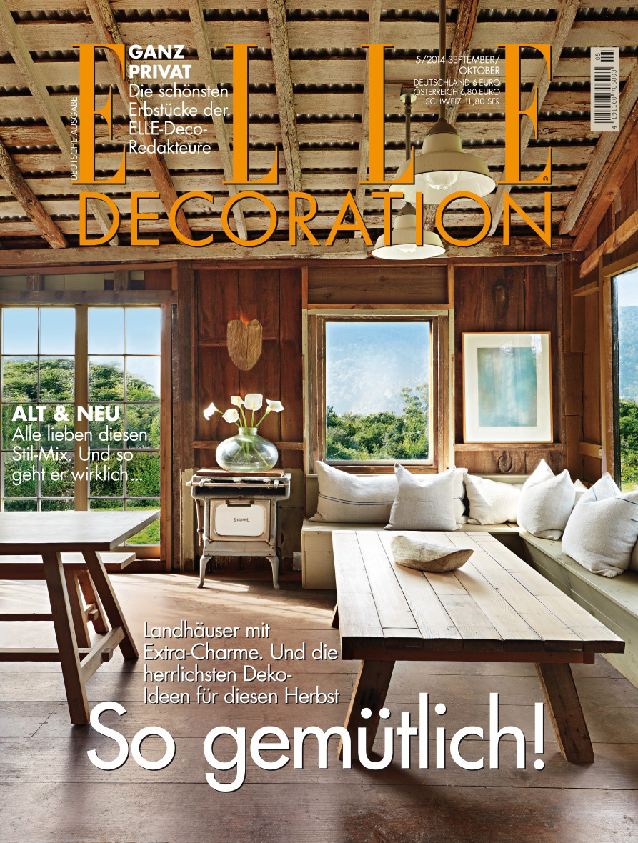 Elle Decor Magazine Cover  | Trinette+Chris Photographers