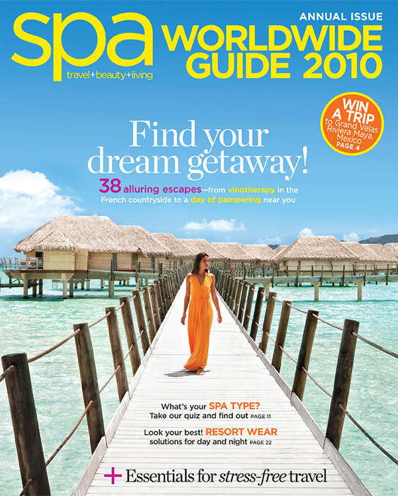 Spa Magazine Cover Tahiti  | Trinette+Chris Photographers