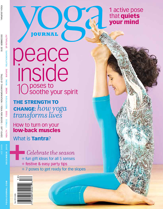 Yoga Journal Cover Peace  | Trinette+Chris Photographers
