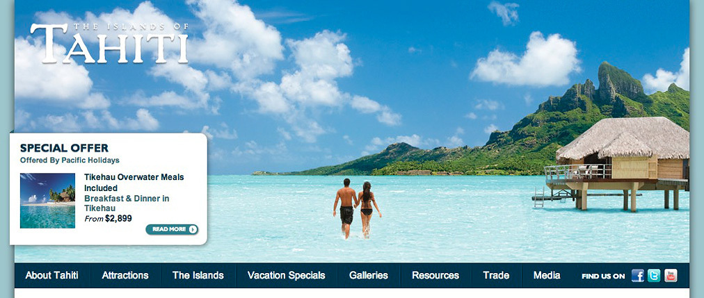 Tahiti Tourism Ad  | Trinette+Chris Photographers