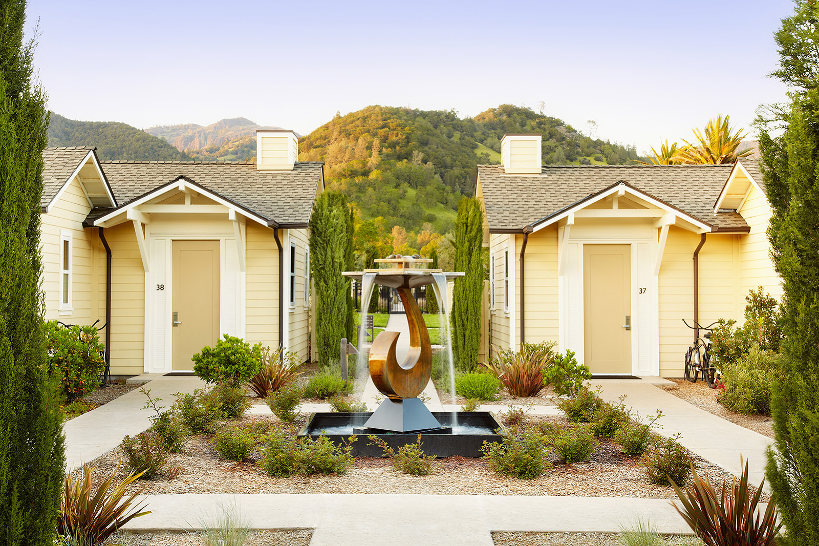 Cottages at Solage Resort, Napa, CA  | Trinette+Chris Photographers