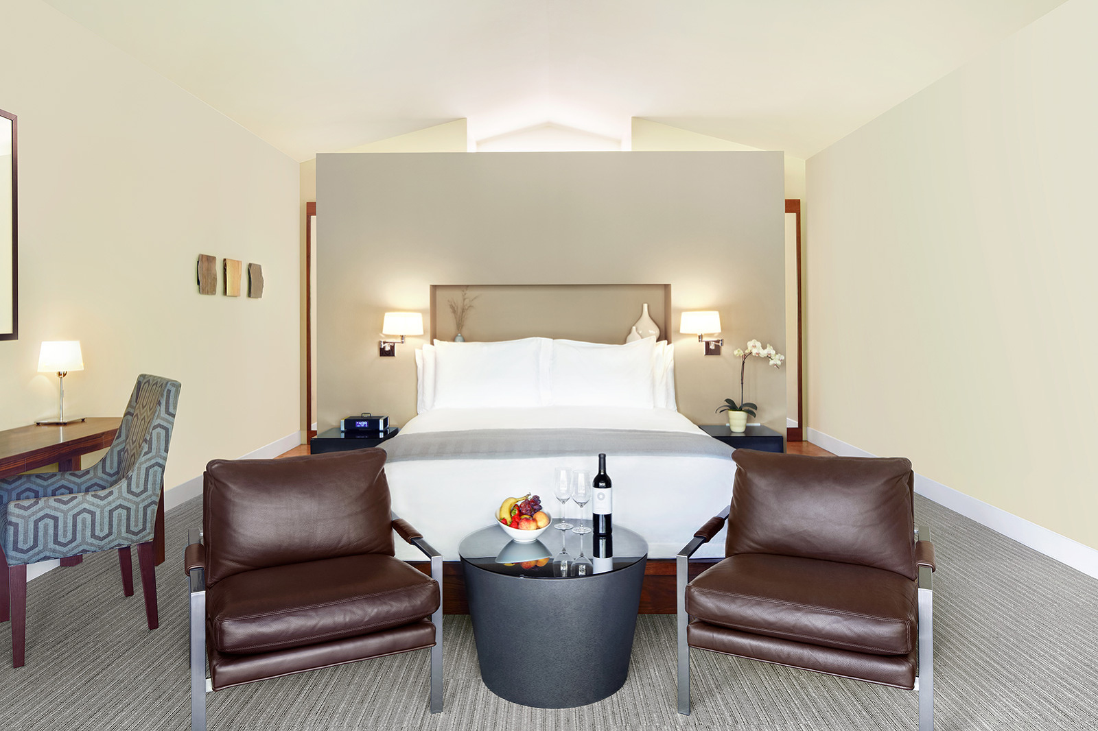Hotel room at Solage Calistoga  | Trinette+Chris Photographers