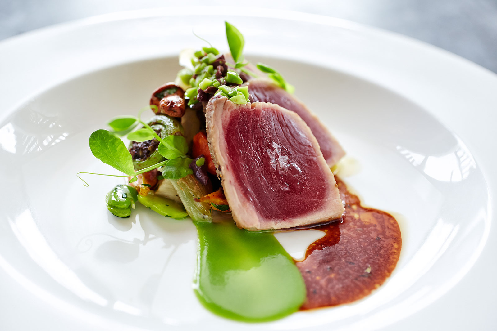 Tuna at Auberge Du Soleil, Napa, CA  | Trinette+Chris Photographers