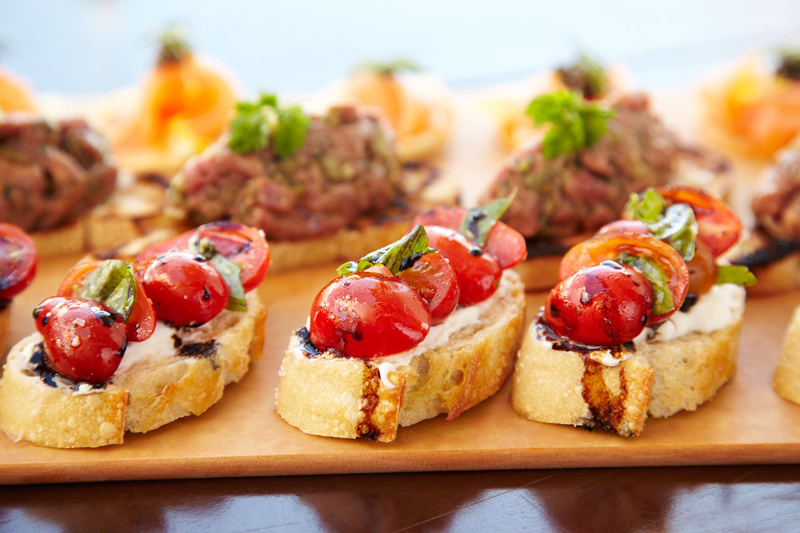 Bruschetta at Rancho Valencia  | Trinette+Chris Photographers