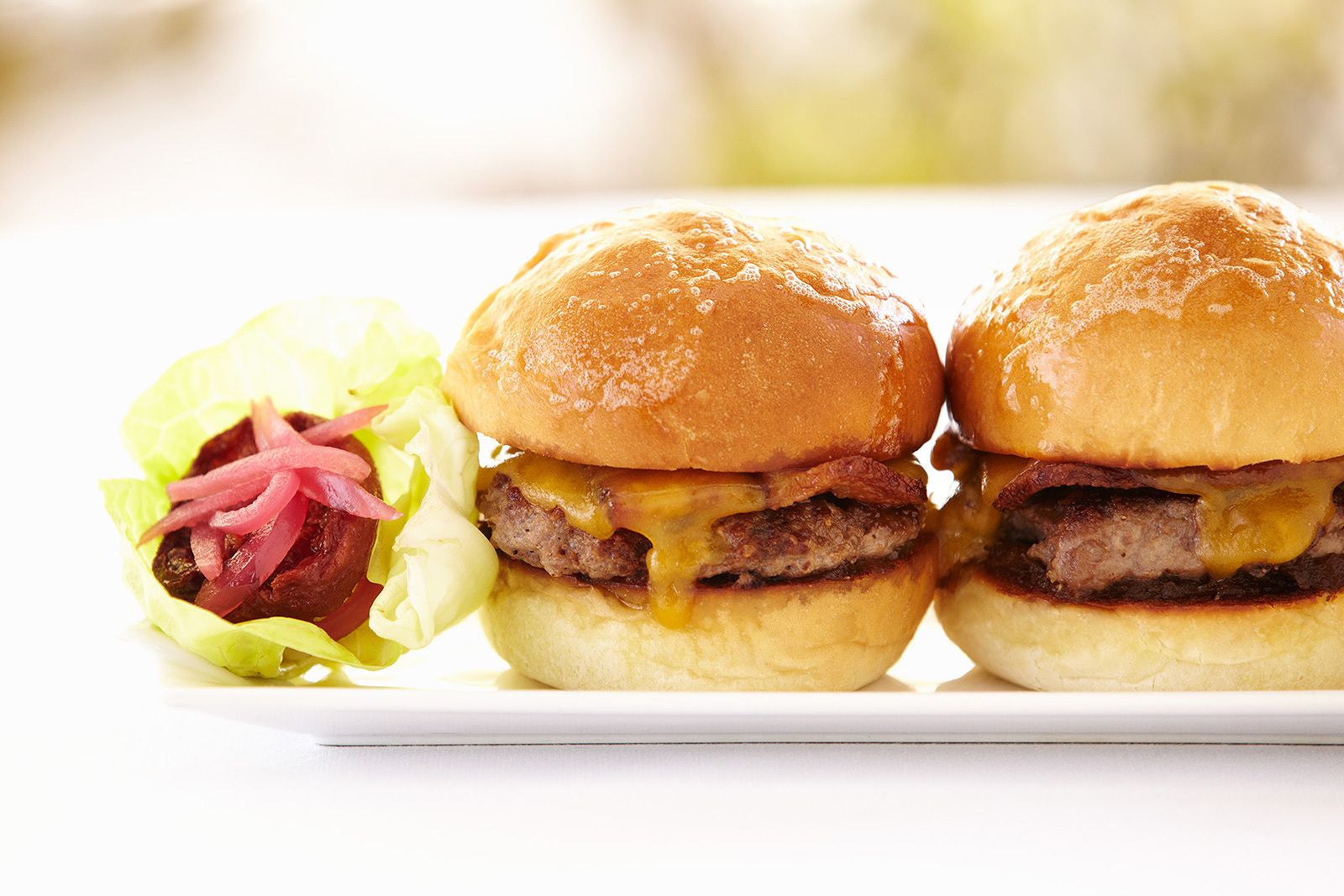 Sliders at Solbar restaurant, Napa, CA  | Trinette+Chris Photographers