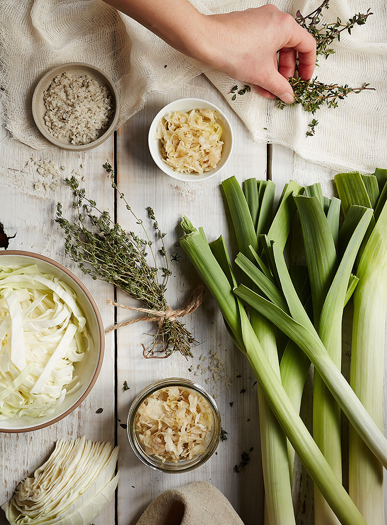 Ingredients for sauerkraut  | Trinette+Chris Photographers
