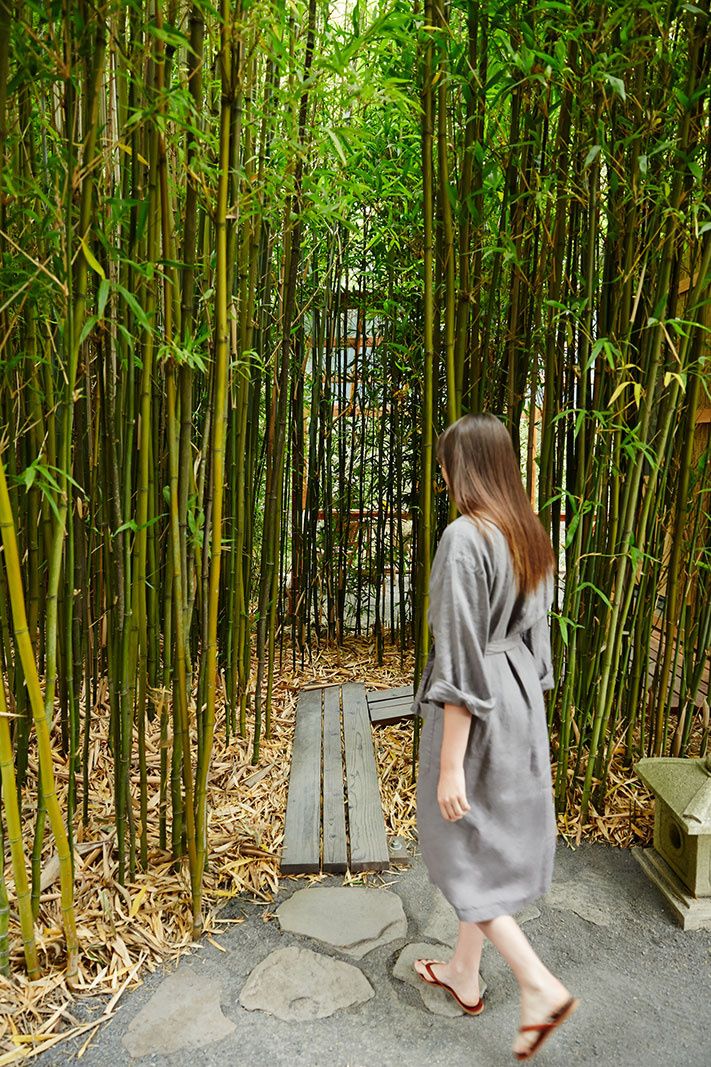 Bamboo at Osmosis Day Spa, CA  | Trinette+Chris Photographers